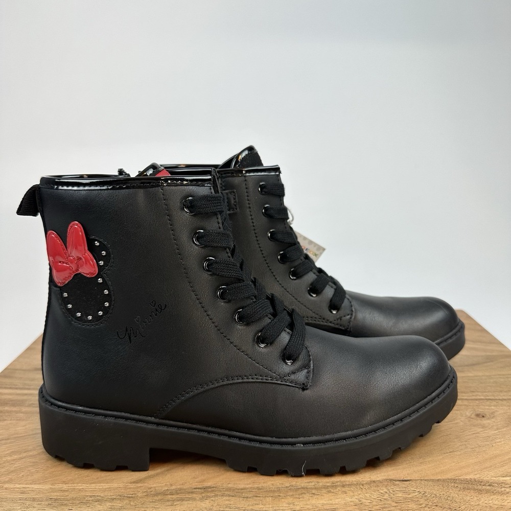 New Girls Geox J. Casey Ankle Boots Disney Minnie Mouse Size EU 38 / 5.5‎ Y